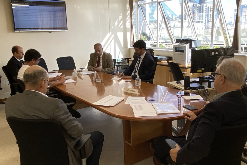 Foto da audiência ocorrendo