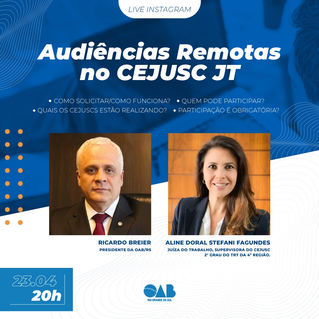 Arte com as fotos dos participantes e informações sobre a live