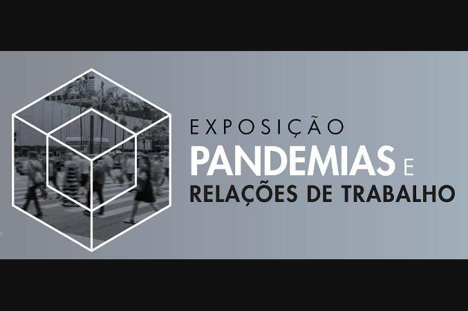 Arte com o nome da exposição