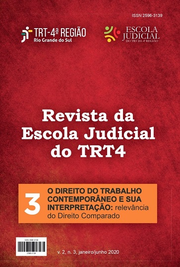 Capa da terceira edição da Revista Científica do TRT-RS.