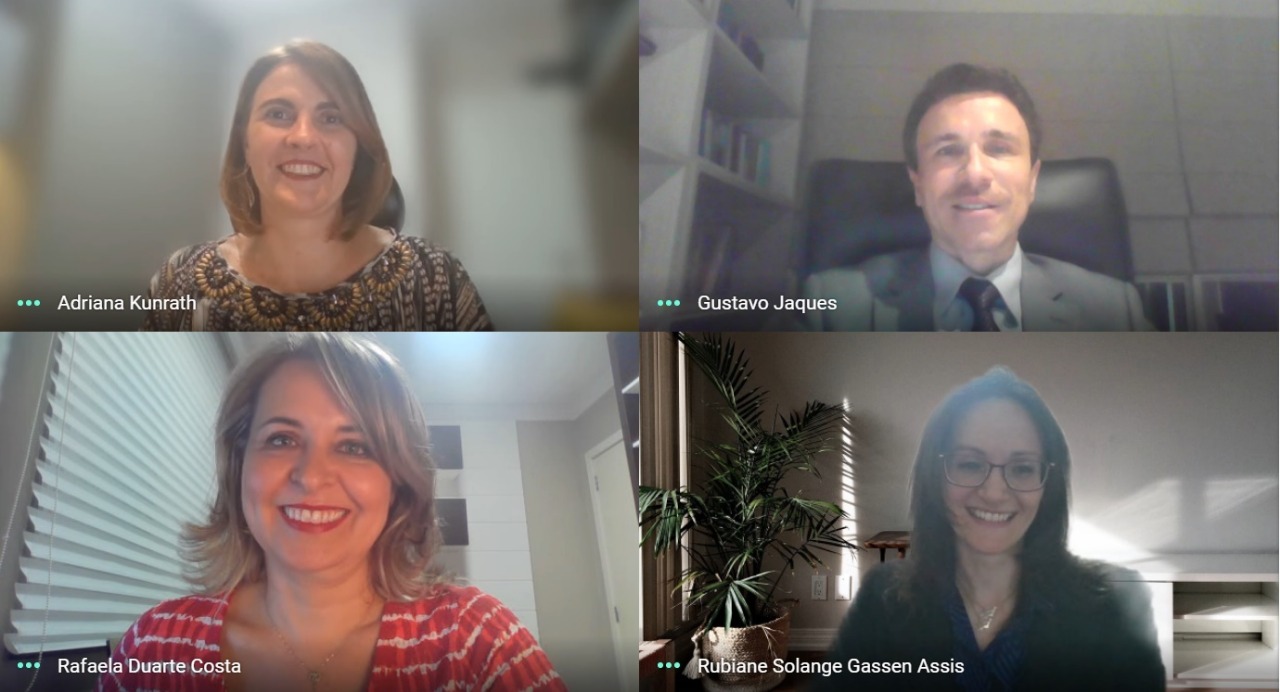 Adriana Kunrath, Gustavo Jaques, Rafaela Costa, Rubiane Assis