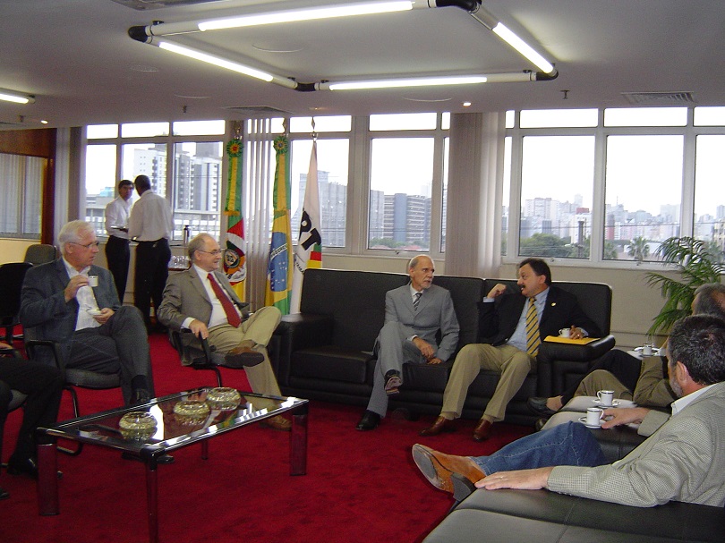 Des. Ledur, Des. Robinson, Des. Ghisleni e Ministro Walmir