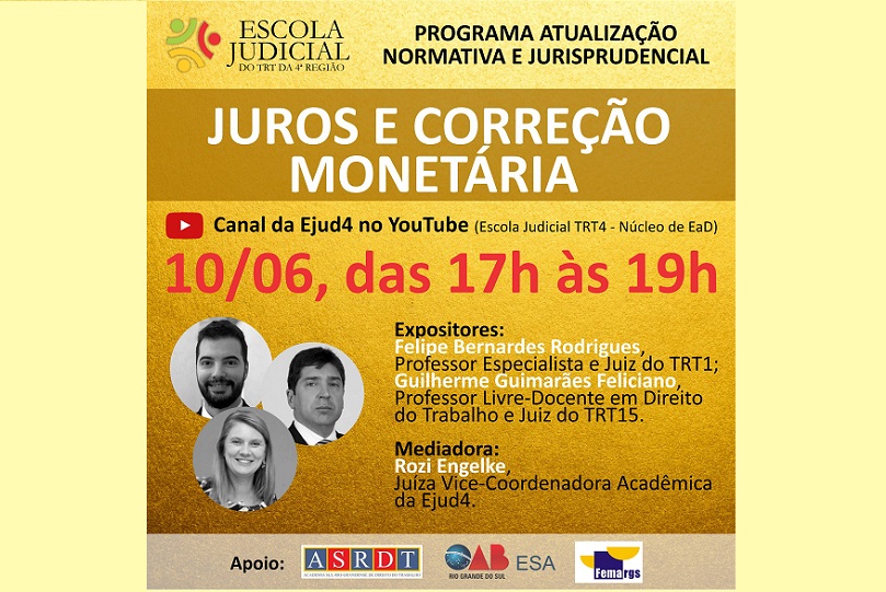 Pra cego ver: card com informações sobre o evento e fotos dos participantes