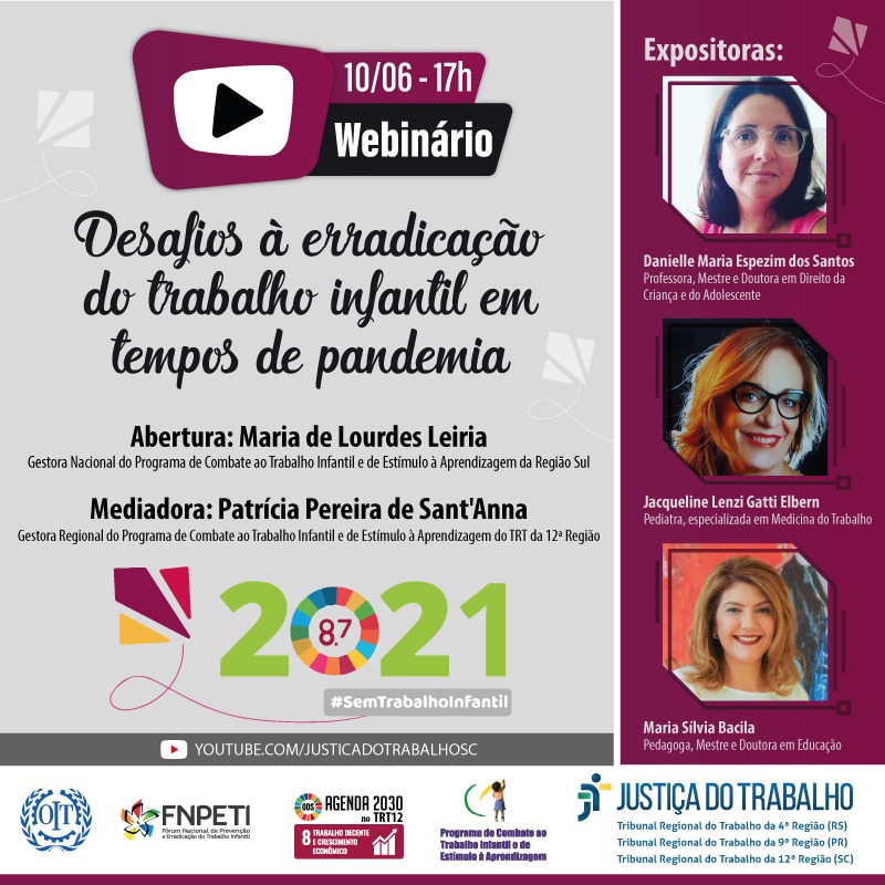 Card de divulgação do evento.