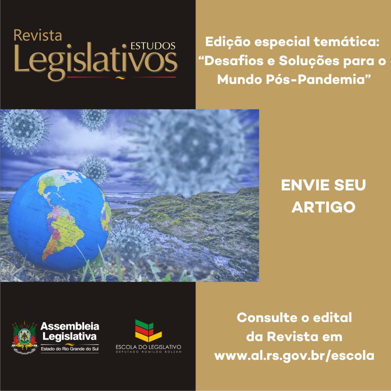 Revista Estudos Legislativos recebe artigos até 31/07/2021.