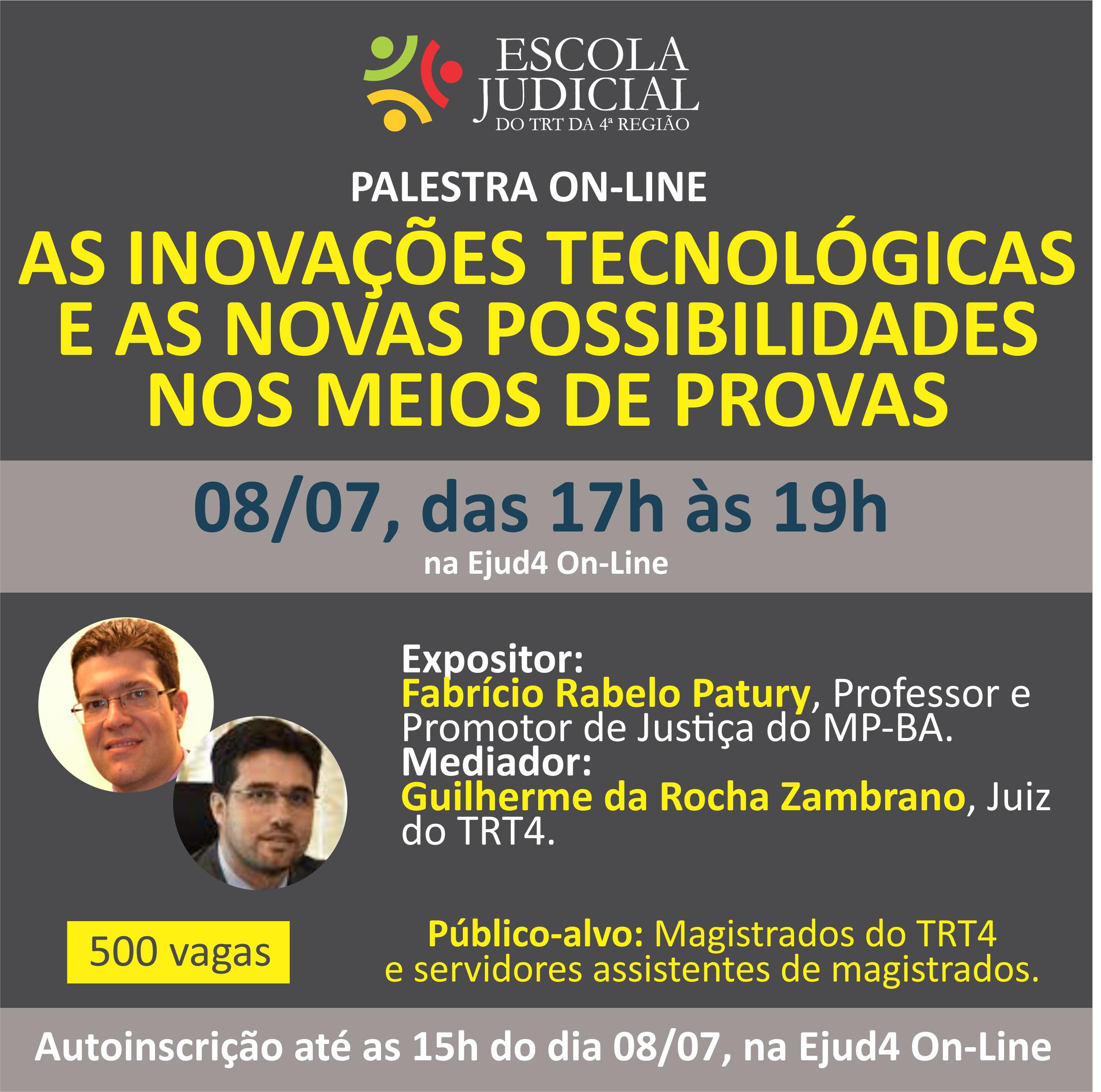 Card de divulgação do evento
