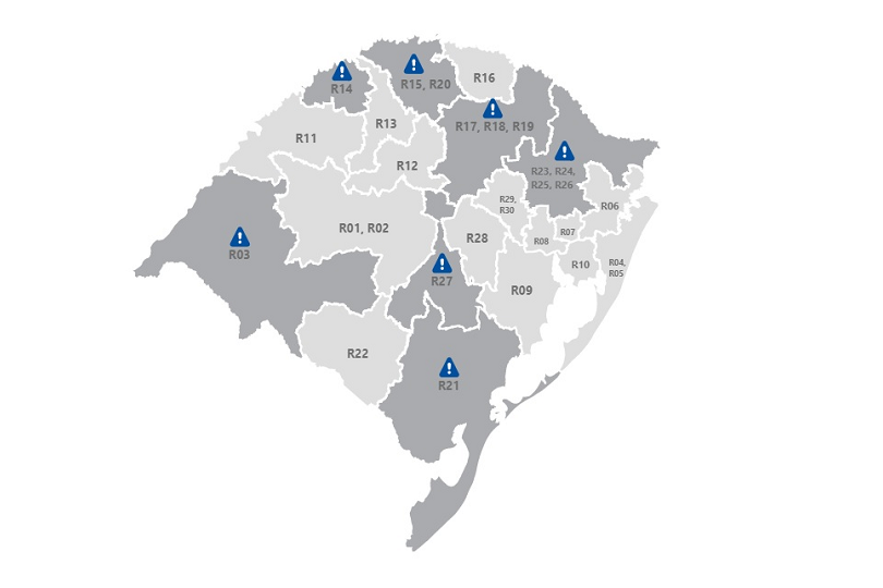Imagem do mapa do sistema 3As