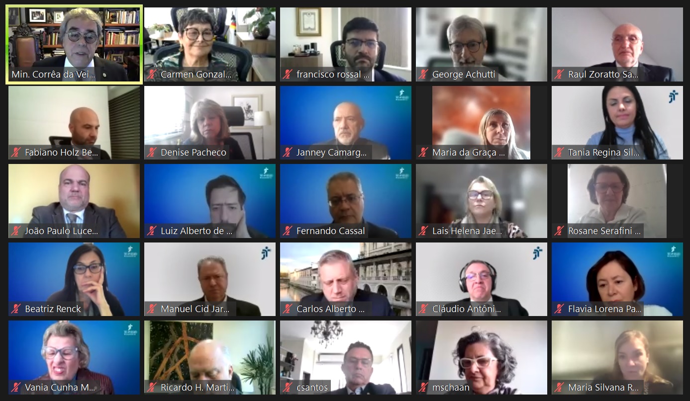 Reunião do corregedor-geral com os desembargadores do TRT-RS