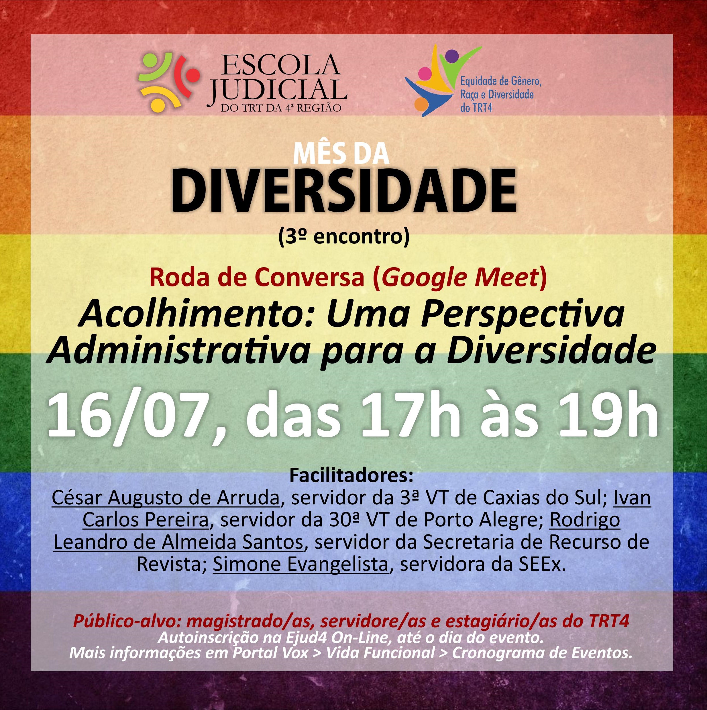 Card de divulgação do evento.