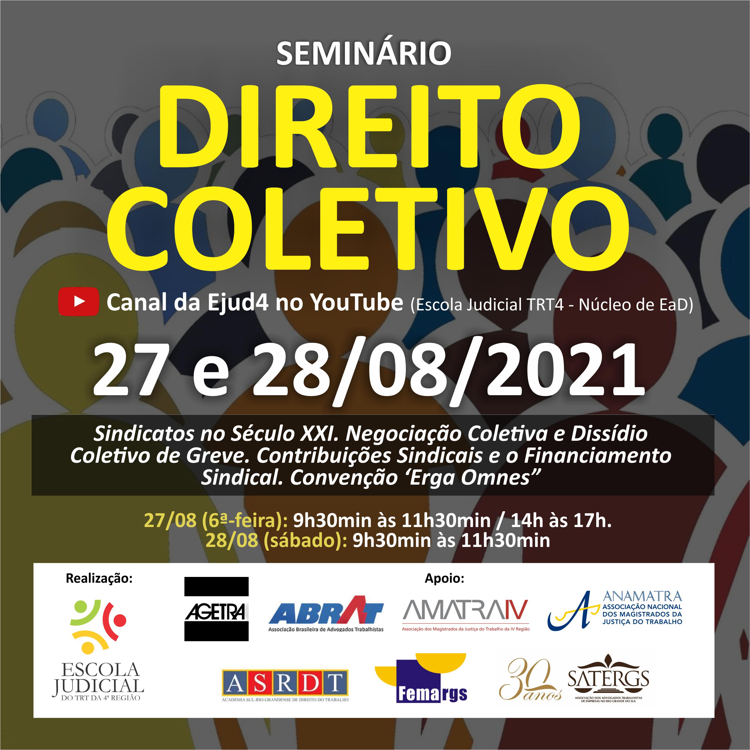 Card de divulgação do evento
