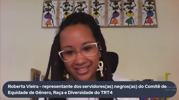 Roberta Vieira, em trecho do documentário