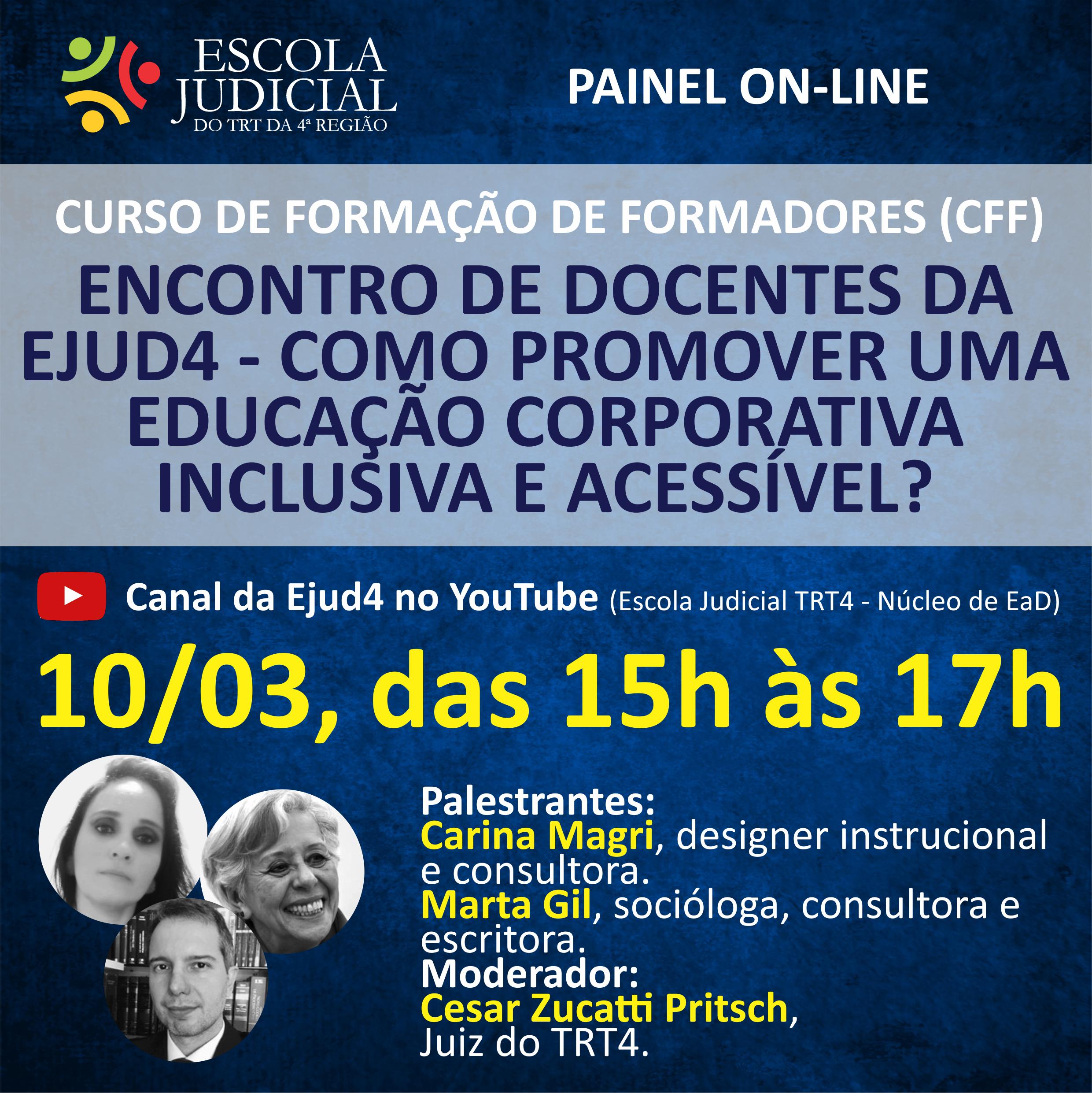 Card de divulgação do evento.