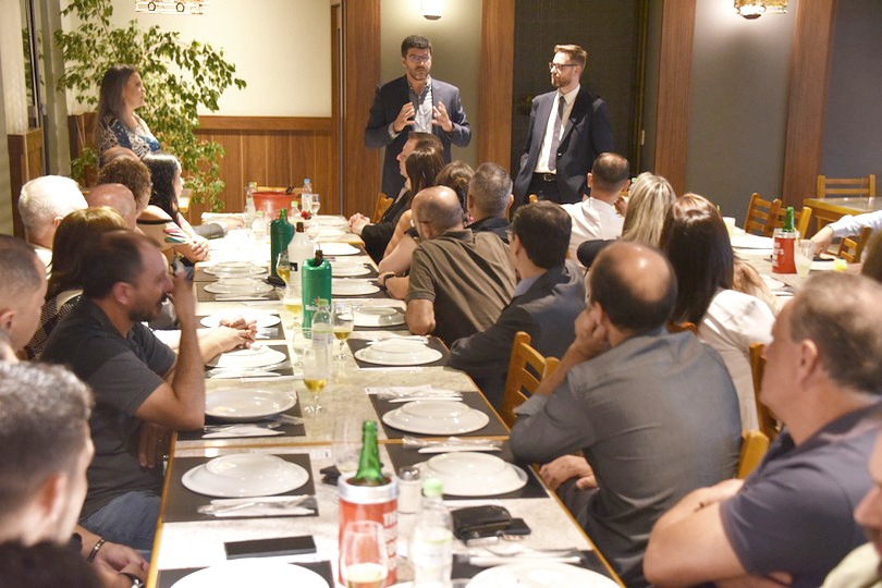 Presidente Rossal discursa em jantar da subseção da OAB em Lagoa Vermelha