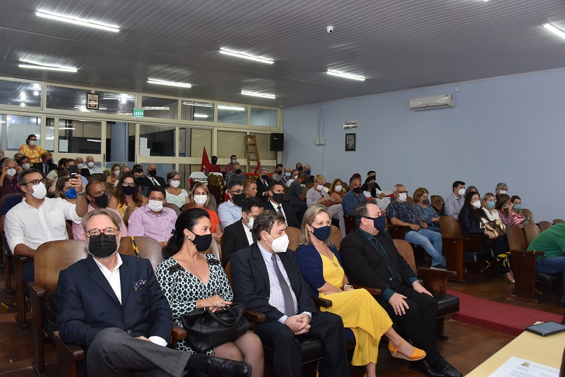 Foto do público da audiência