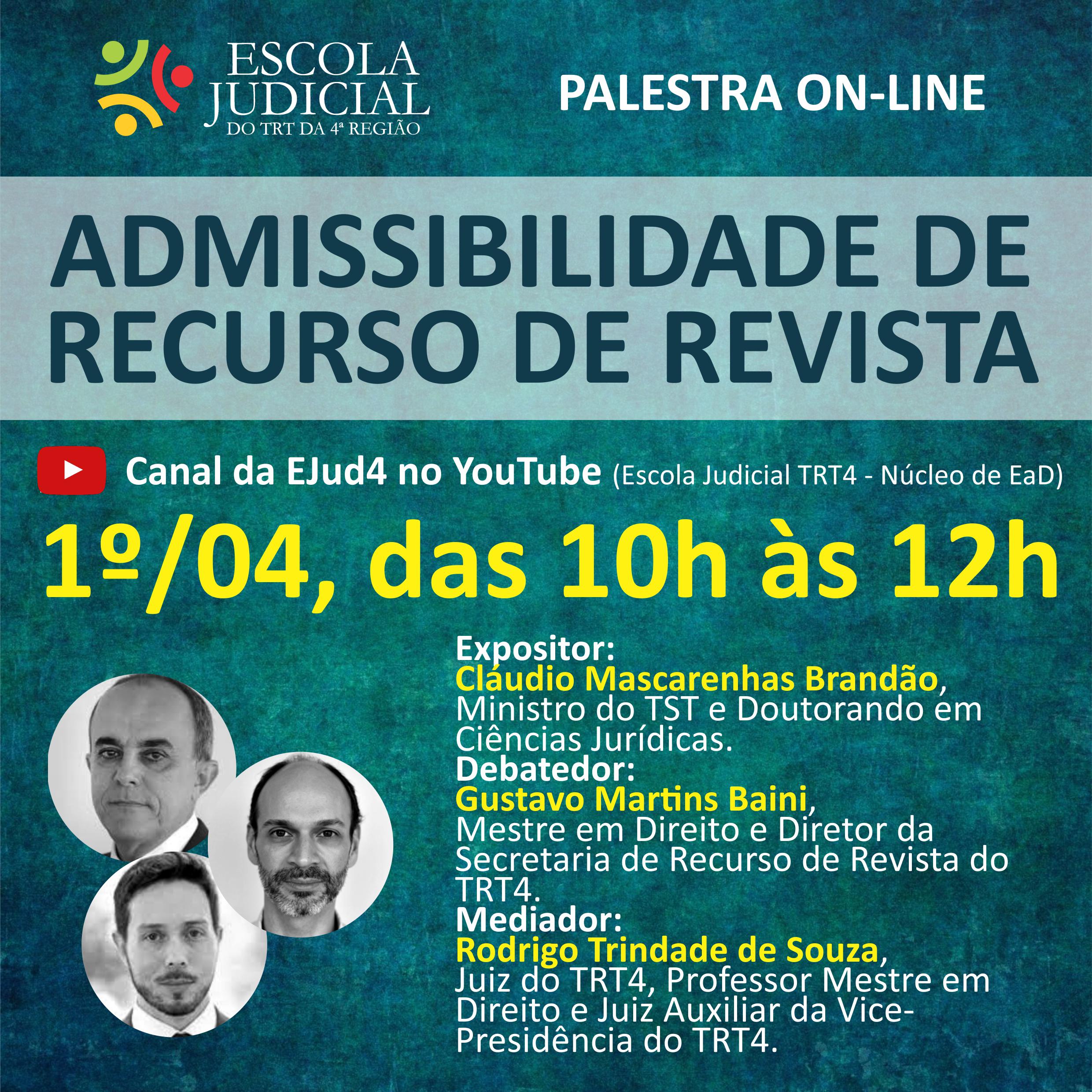 Card de divulgação do evento. Descrição ao final da notícia.