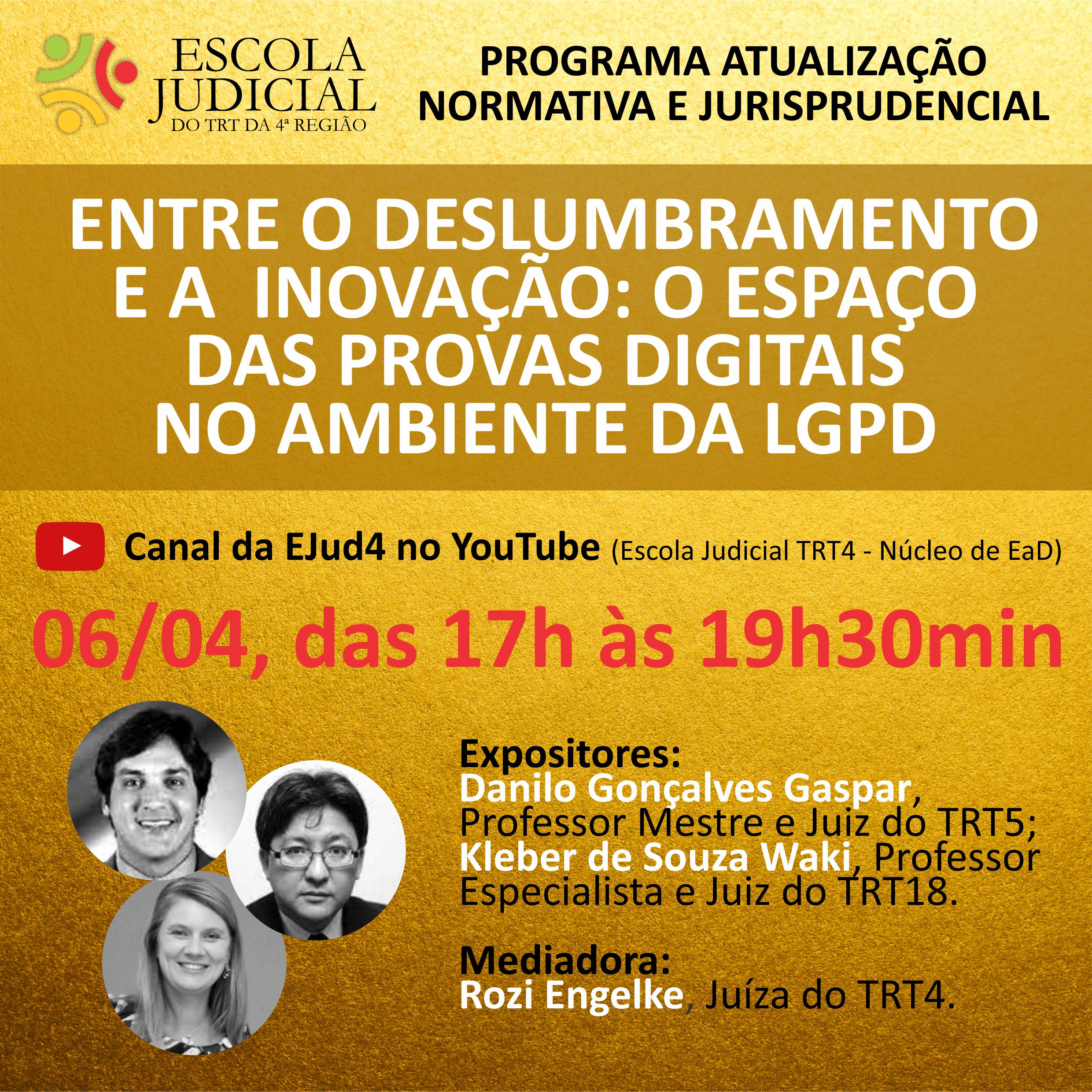 Card de divulgação do evento. Descrição detalhada ao final do texto.