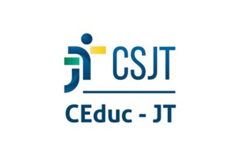 Logotipo do CSJT - CEduc-JT, em fundo branco.
