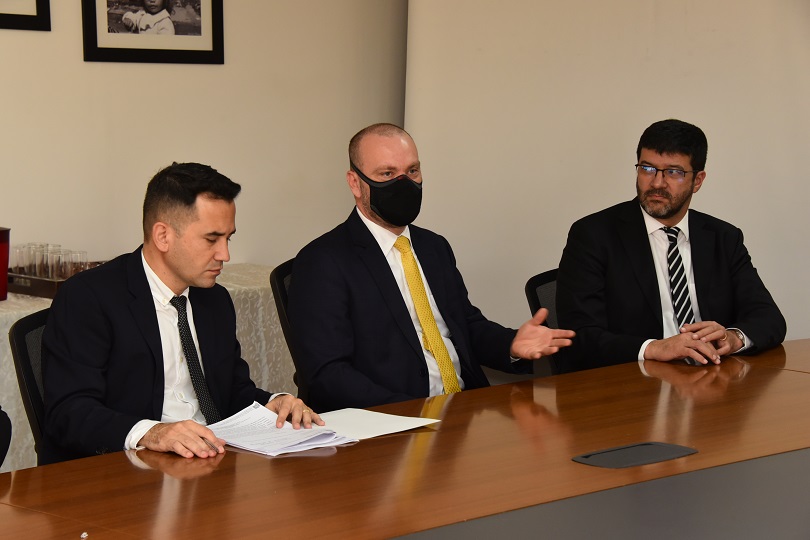 João Henrique Ribas, Juiz Eduardo Xavier e Des. Rossal