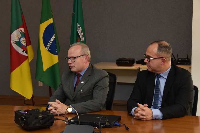 Renê Engroff e Arthur Orlando Dias Filho, dirigentes da subseção da OAB/RS