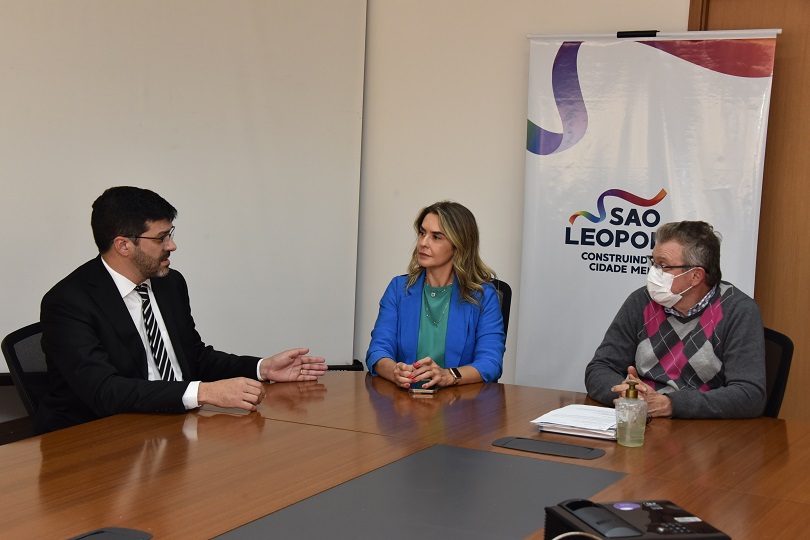 Des. Rossal, Procuradora Angelita e Prefeito Vanazzi