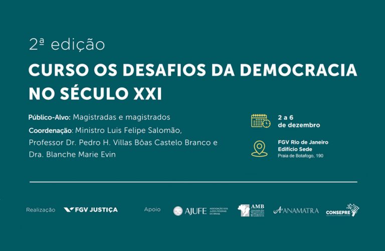Card em formato retangular horizontal com fundo na cor verde. Em letras na cor branca, as informações gerais sobre o evento e os logotipos da entidade realizadora e apoiadores.