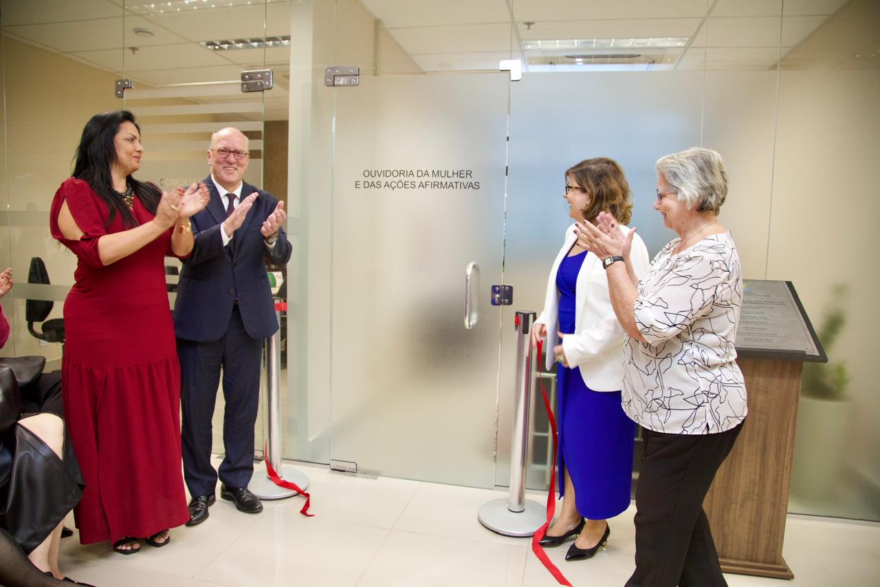 Inauguração da Ouvidoria da Mulher e das Ações Afirmativas.
