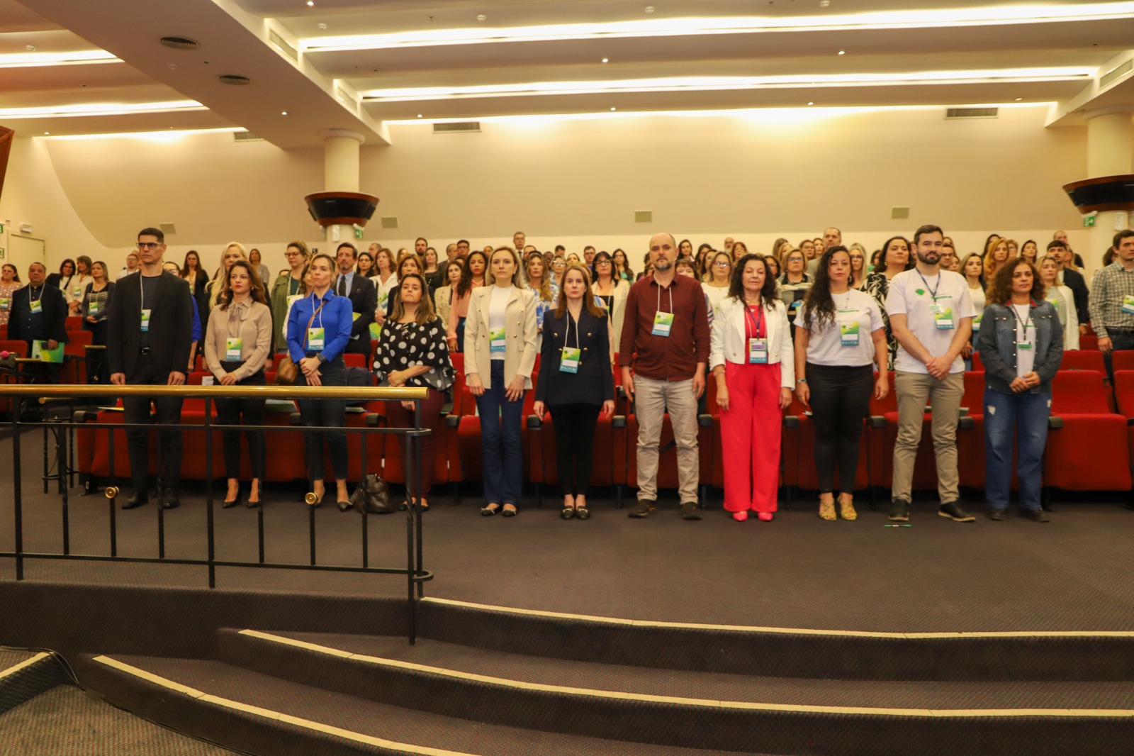 A foto do público que acompanhou a jornada.