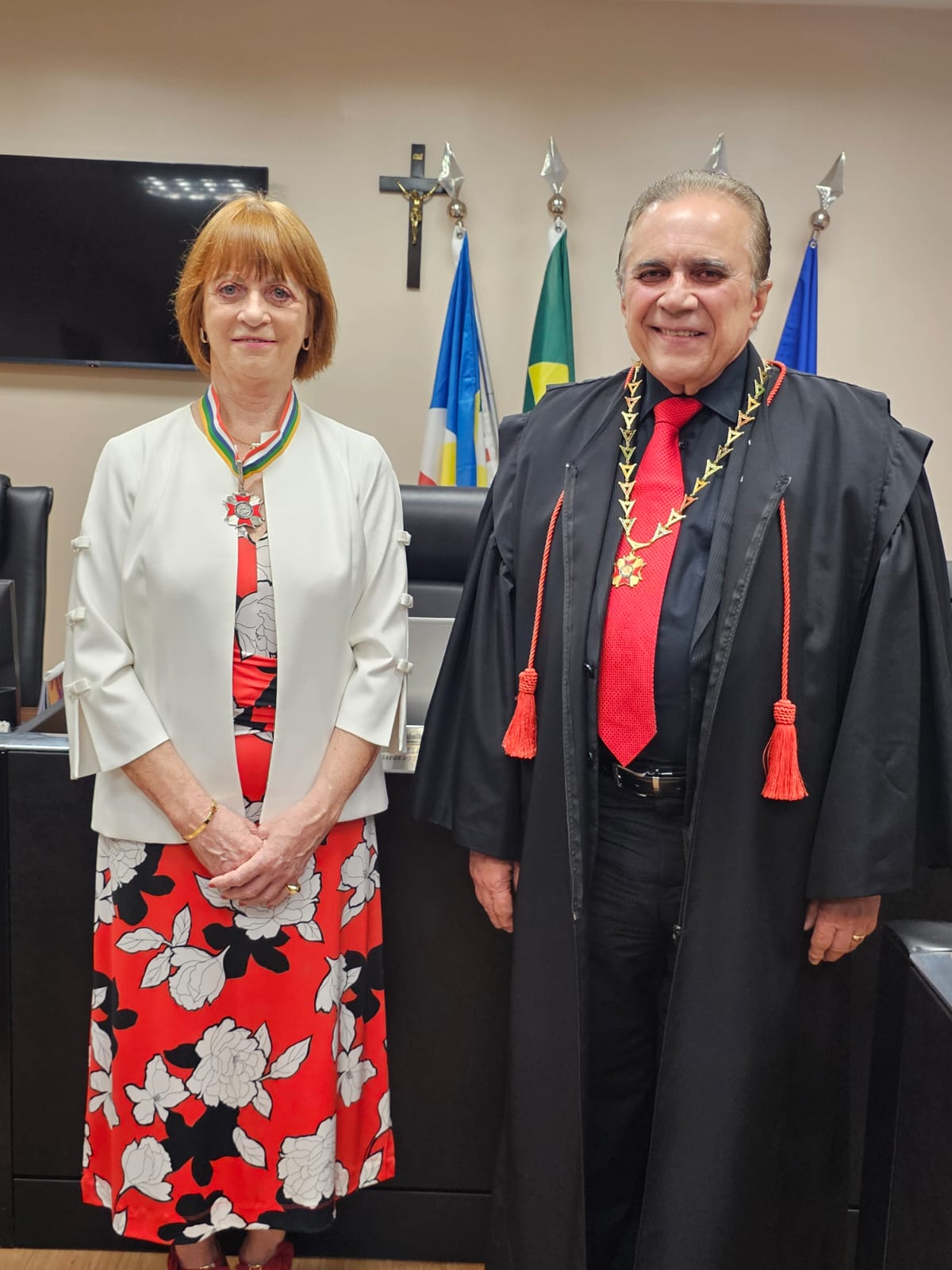 Desa. Maria Madalena Telesca e Des. David Alves de Mello Júnior.