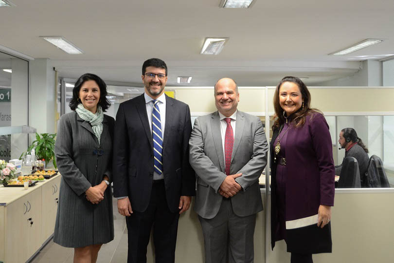 Juíza Aline Doral Stefani Fagundes, desembargador Francisco Rossal, Desembargador João Paulo Lucena e juíza Maria Cristina Santos Perez.