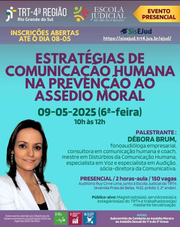Card da palestra.