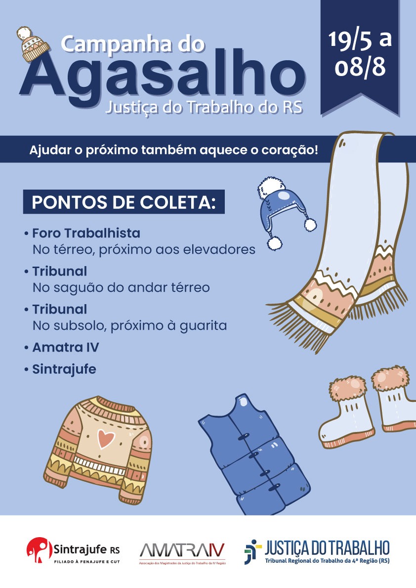 Card da Campanha do Agasalho 2025.