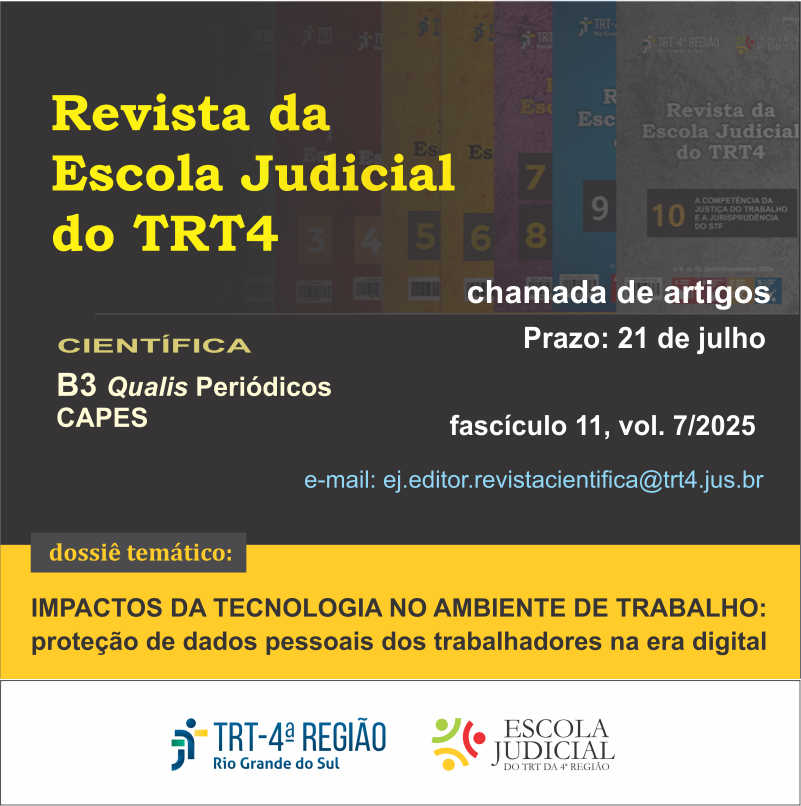 Card de divulgação da Revista, com informações que estão no corpo da matéria.
