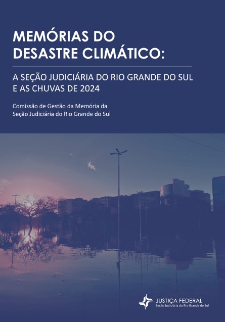 Capa do livro Memórias do Desastre Climático
