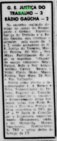 Recorte de jornal com a notícia