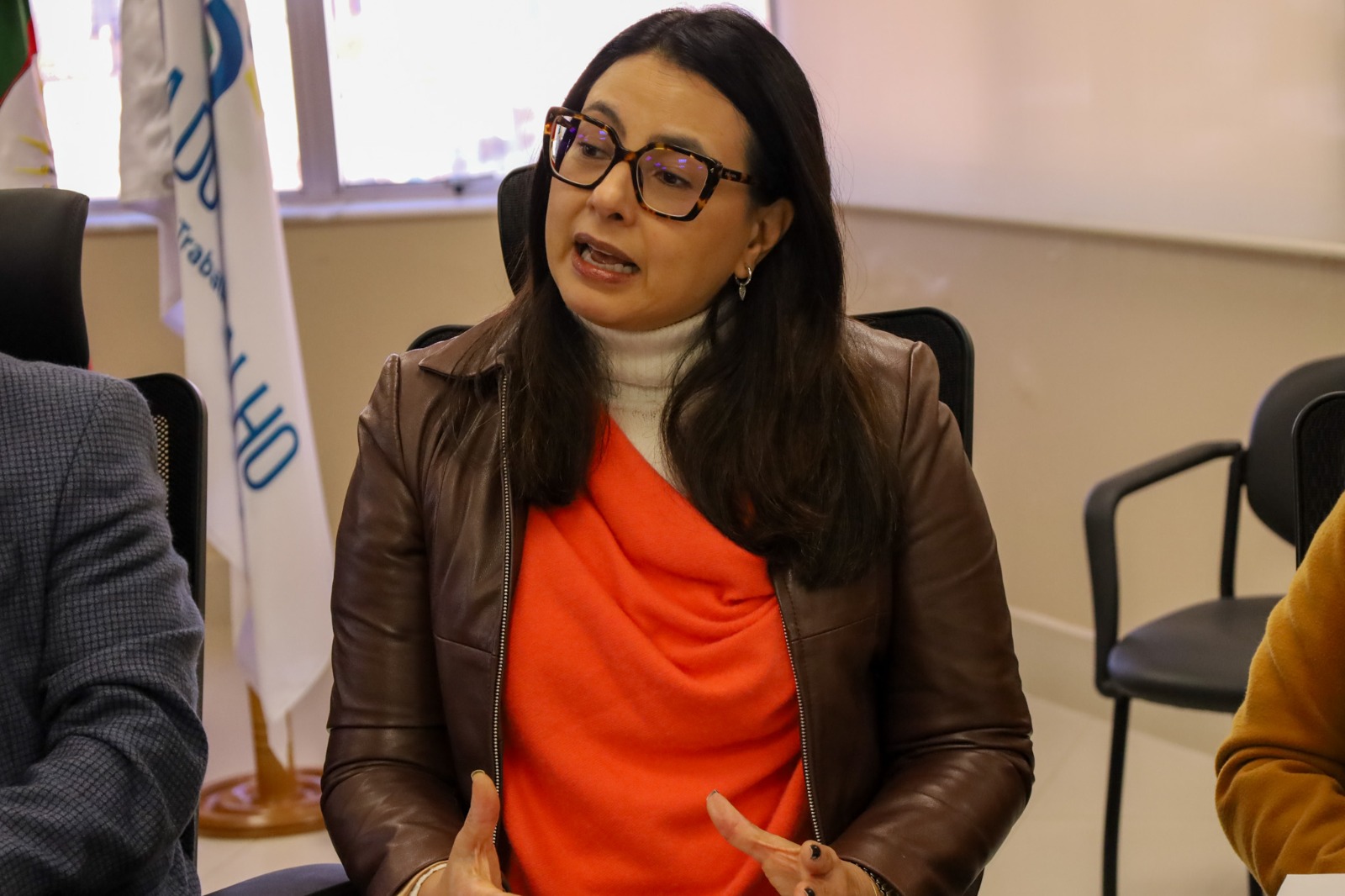 A foto mostra a juíza Eliane Melgarejo.