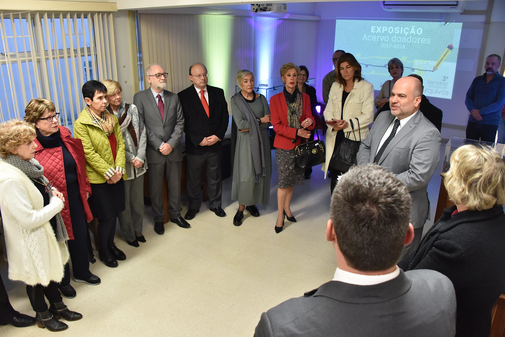 Foto abertura Exposição Doadores