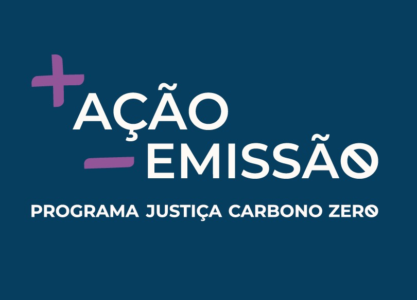 Logomarca da campanha "+ Ação - Emissão"