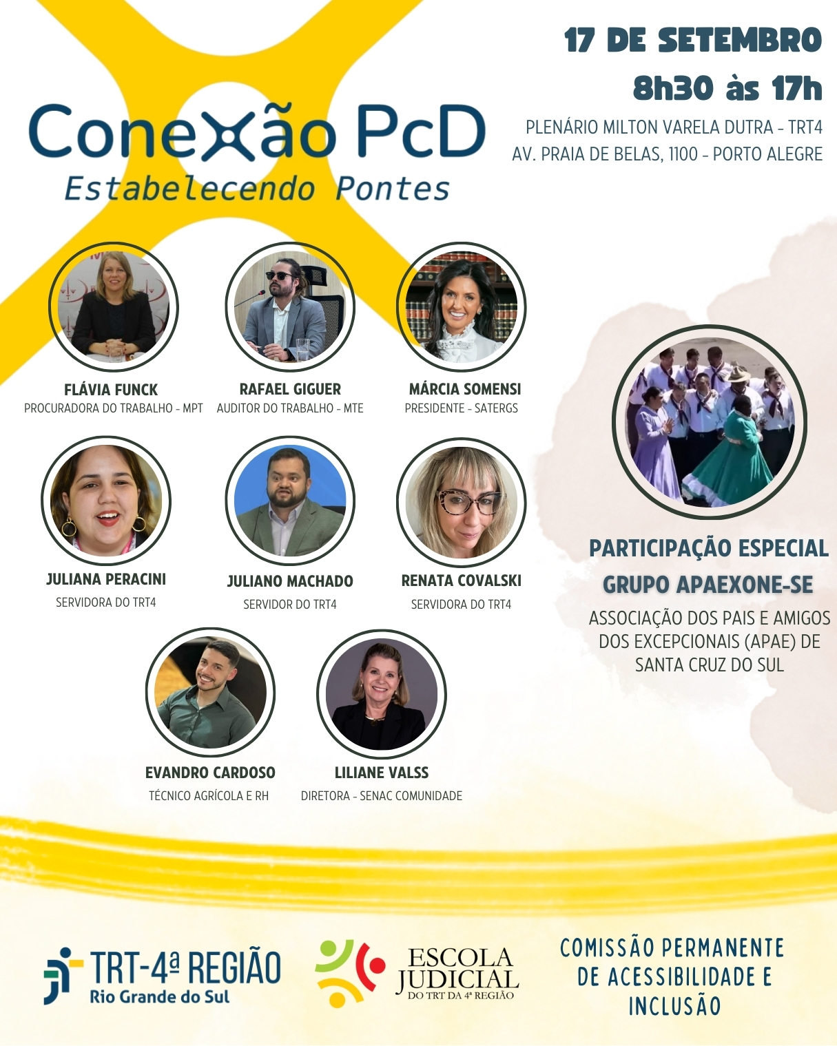 Card de divulgação do evento