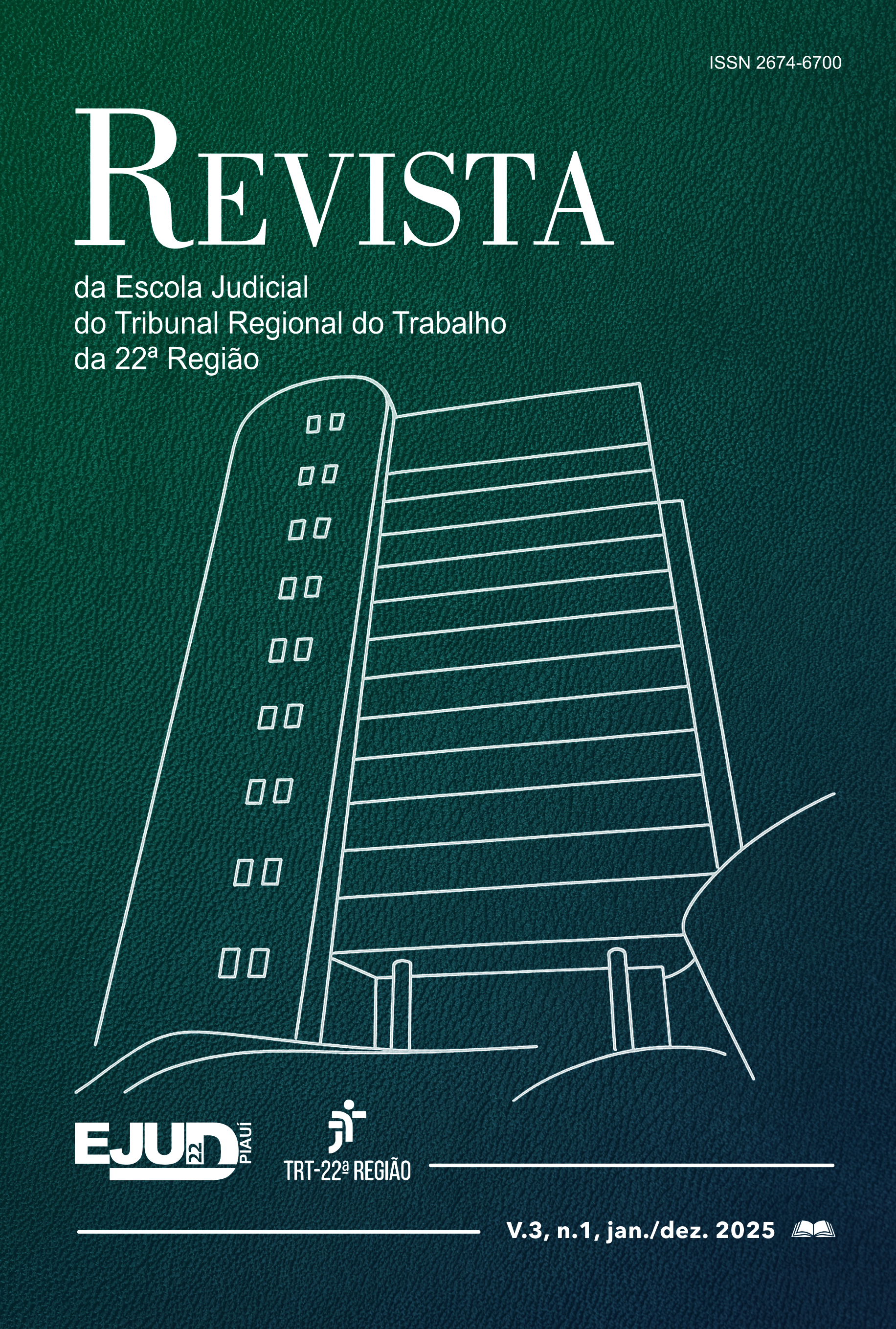 Capa da Revista da Escola Judicial do TRT22