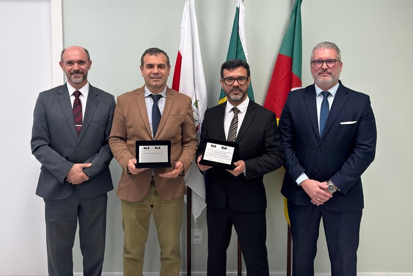 Odacir Costa, Rogério Fernandes, Clocemar Silva e Rafael Godinho.