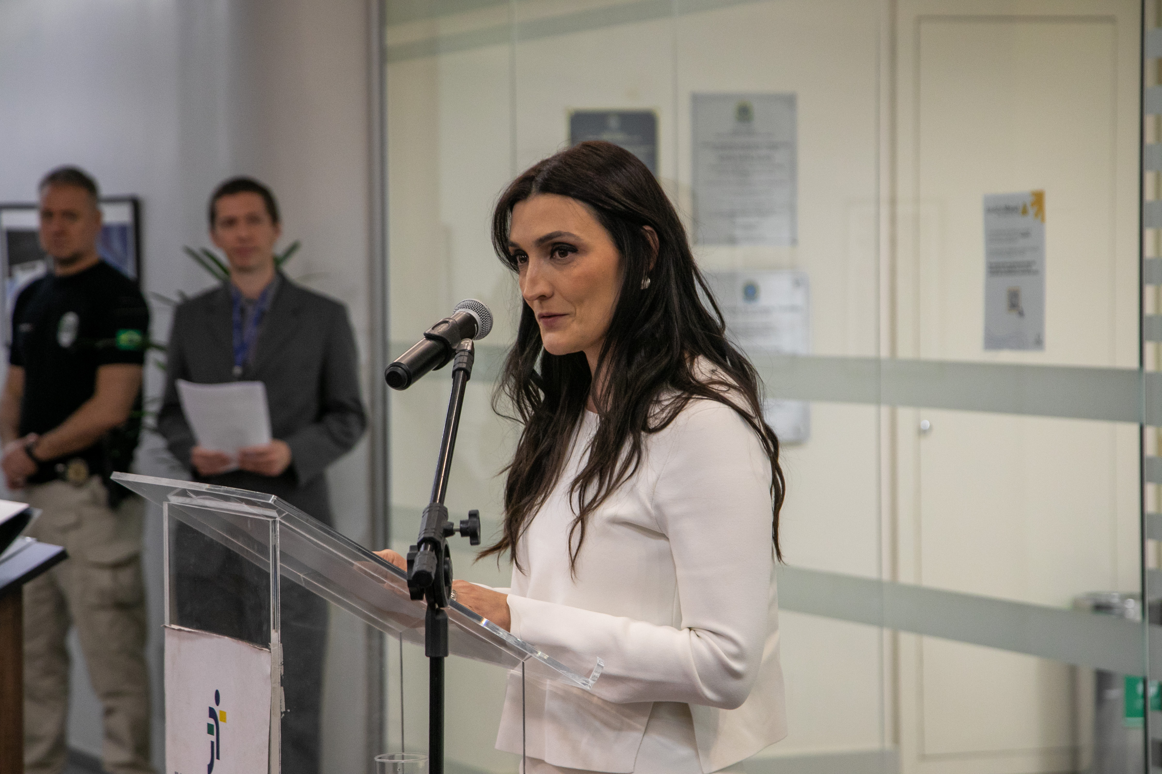 Juíza Elisa Sanvicente leu o discurso do seu pai, Des. Raul Sanvicente