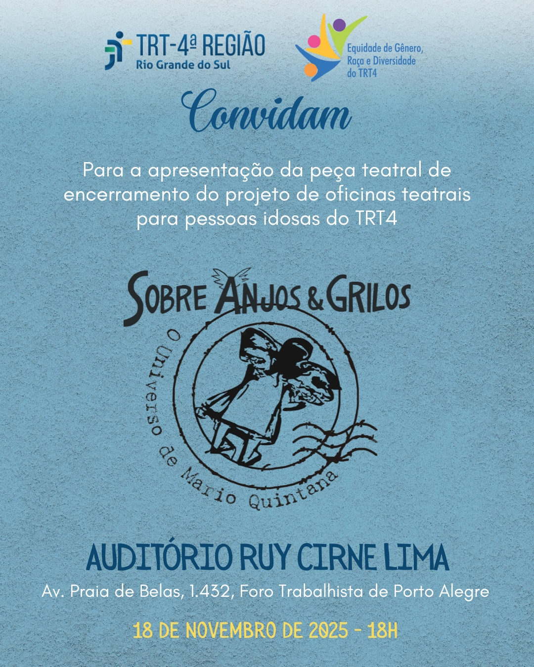 convite peça teatral