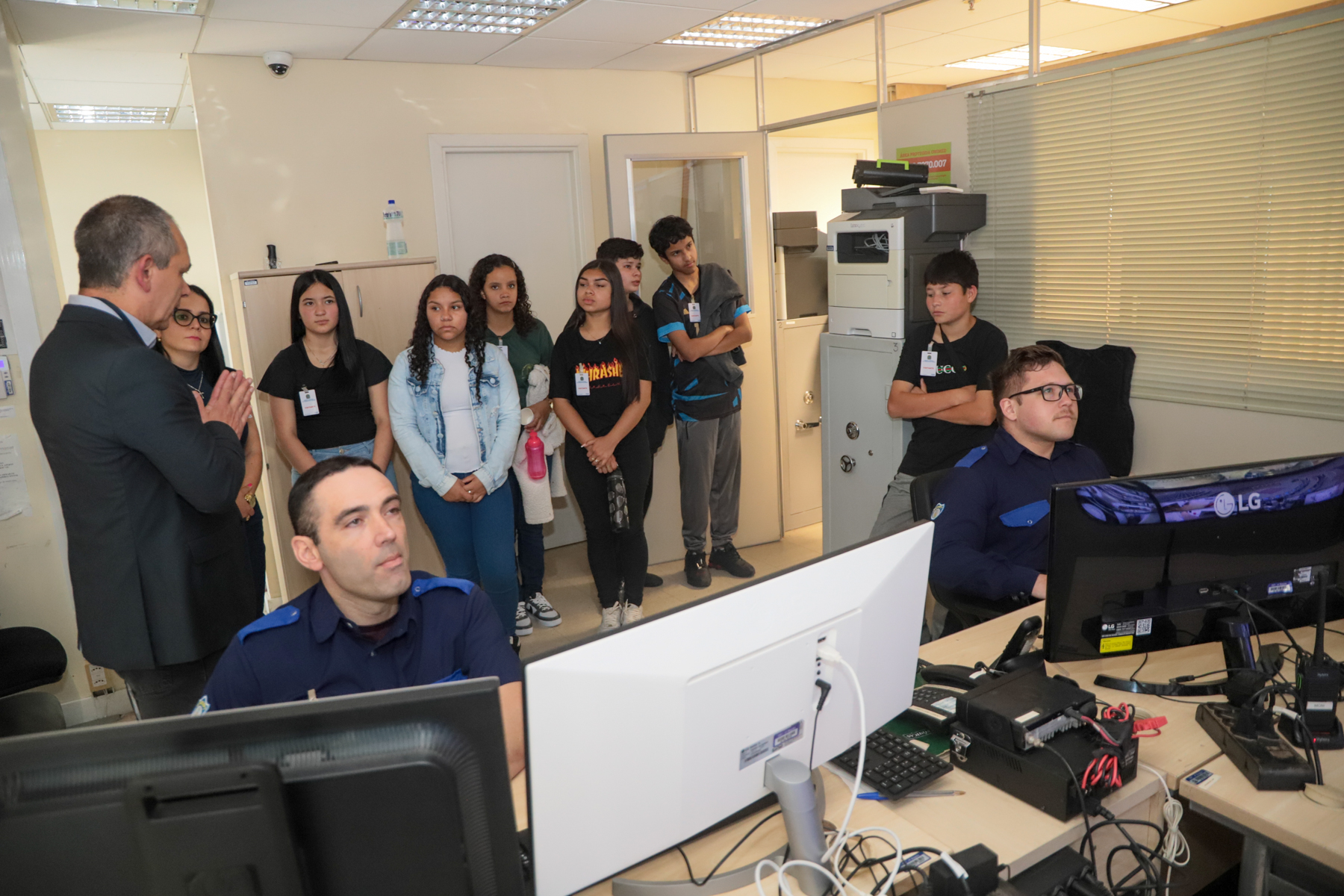 sala de monitoramento