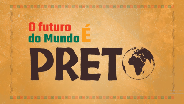 logomarca do projeto "O futuro do mundo é preto"