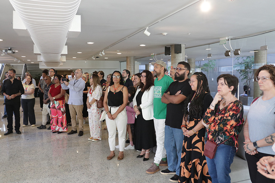 Juíza Lúcia em evento do MPF