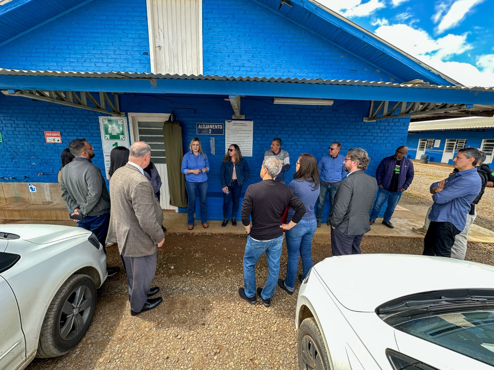 A foto mostra alojamento