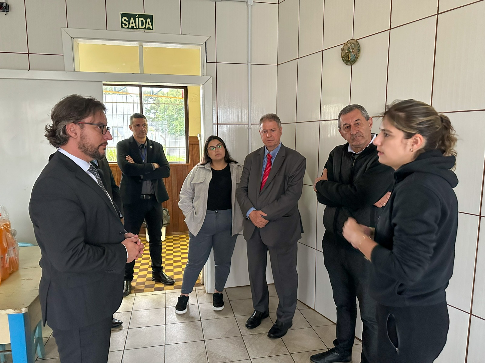 A foto mostra a casa de acolhimento