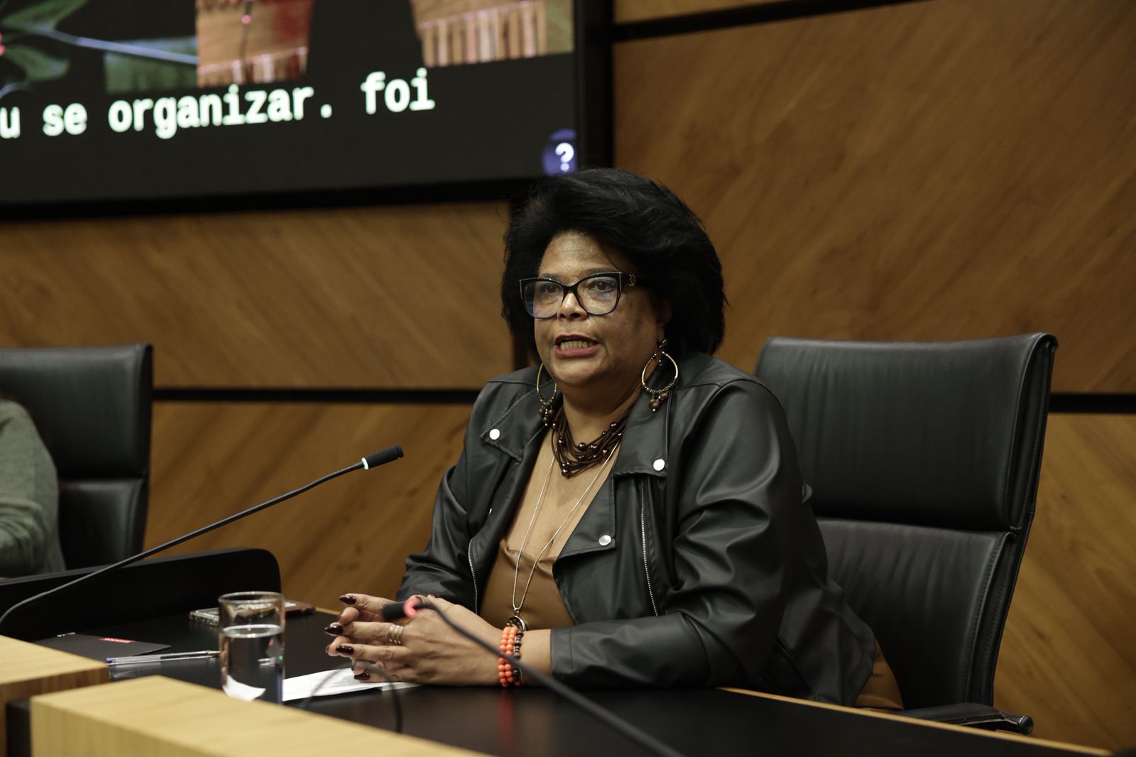 Servidora Gladis Carita Marques (representante do Coletivo Negros do TRT-RS)