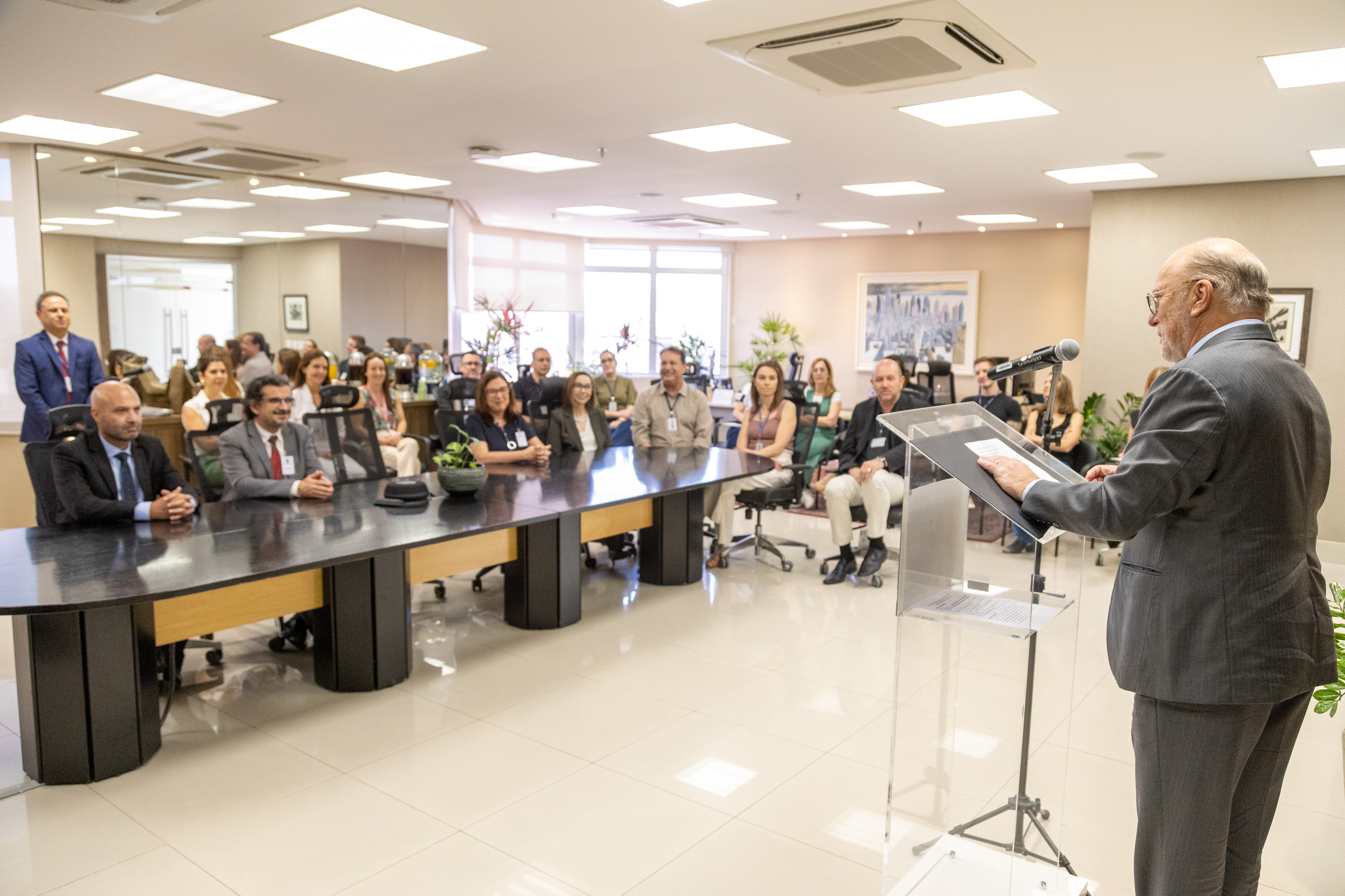 Cerimônia no Salão Nobre