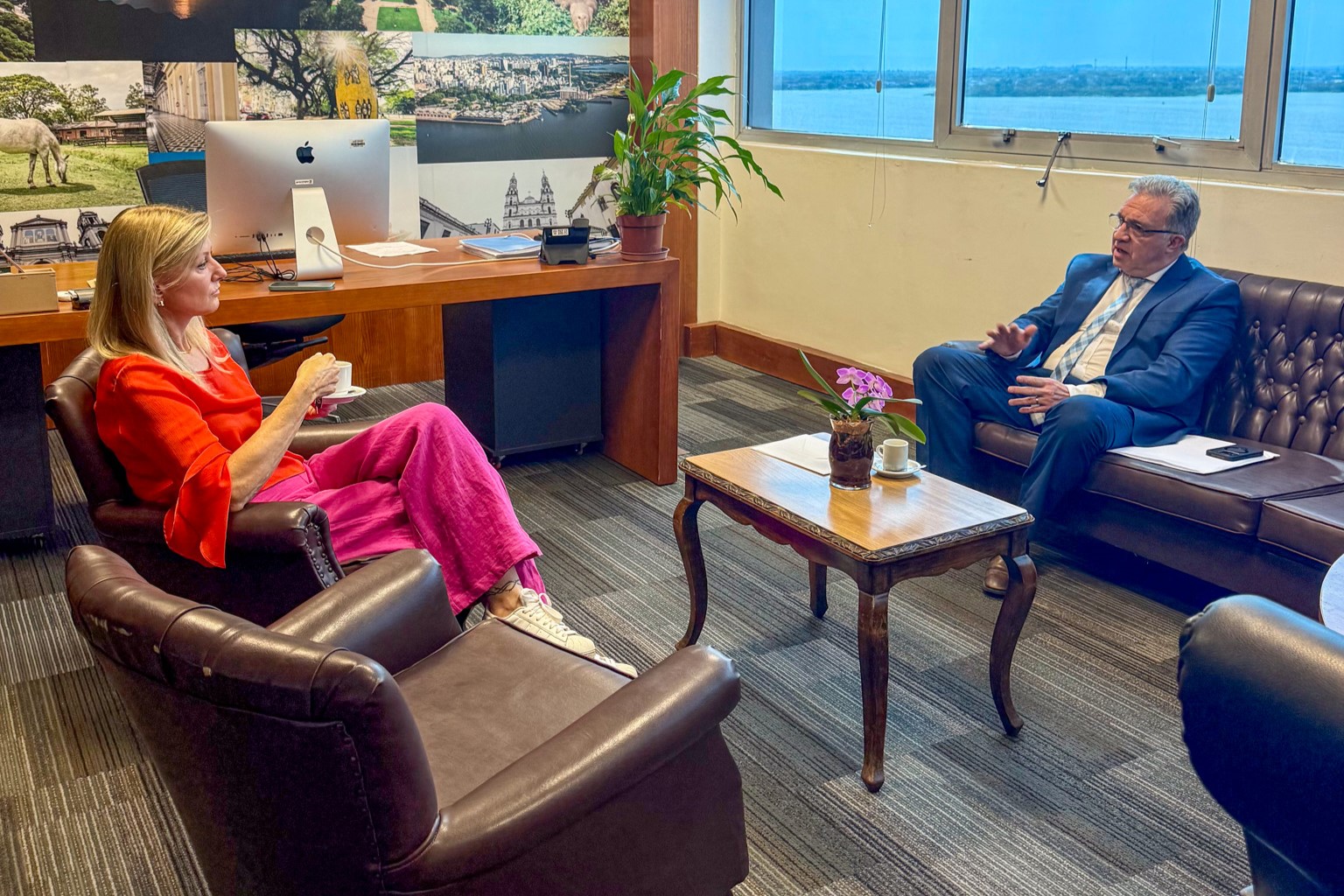 Betina Worm e Cláudio Cassou